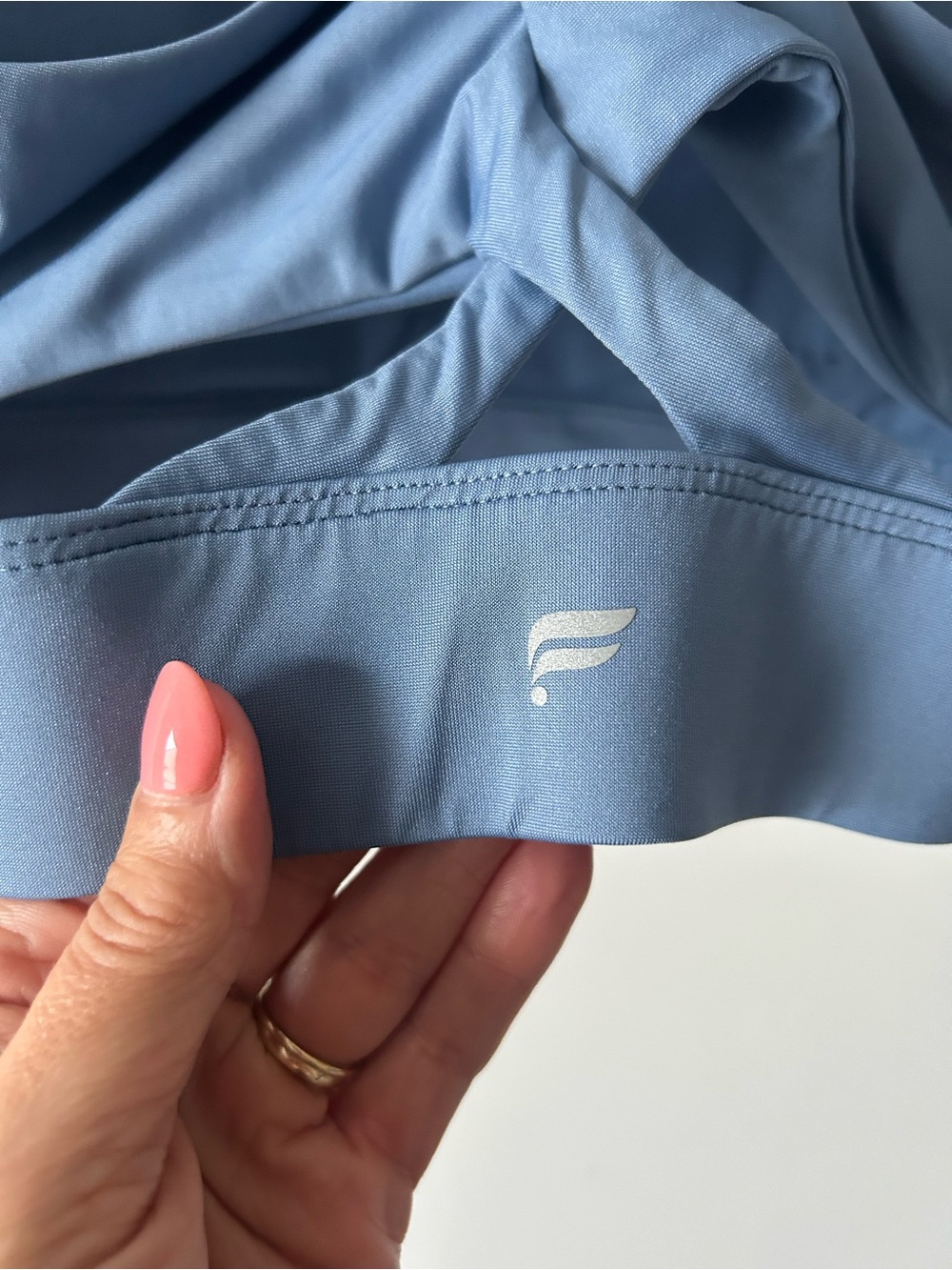 Fabletics No Bounce High Support Blue Sports Bra XL - Picture 6 of 8